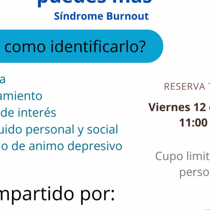 Conferencia: Burnout
